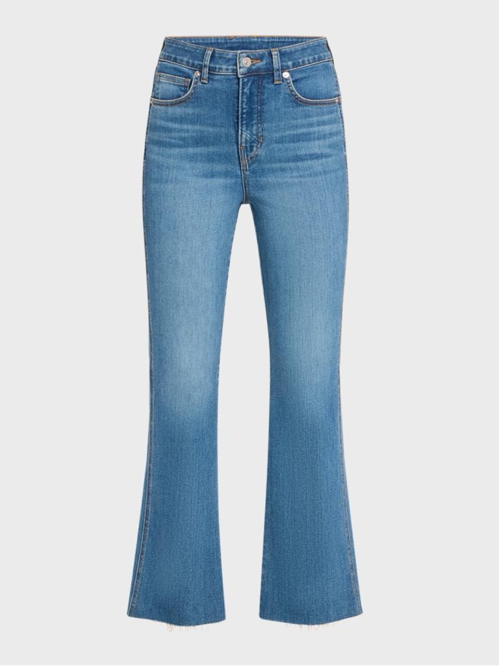 Veronica Beard Carolina Ankle Skinny Flare High Rise